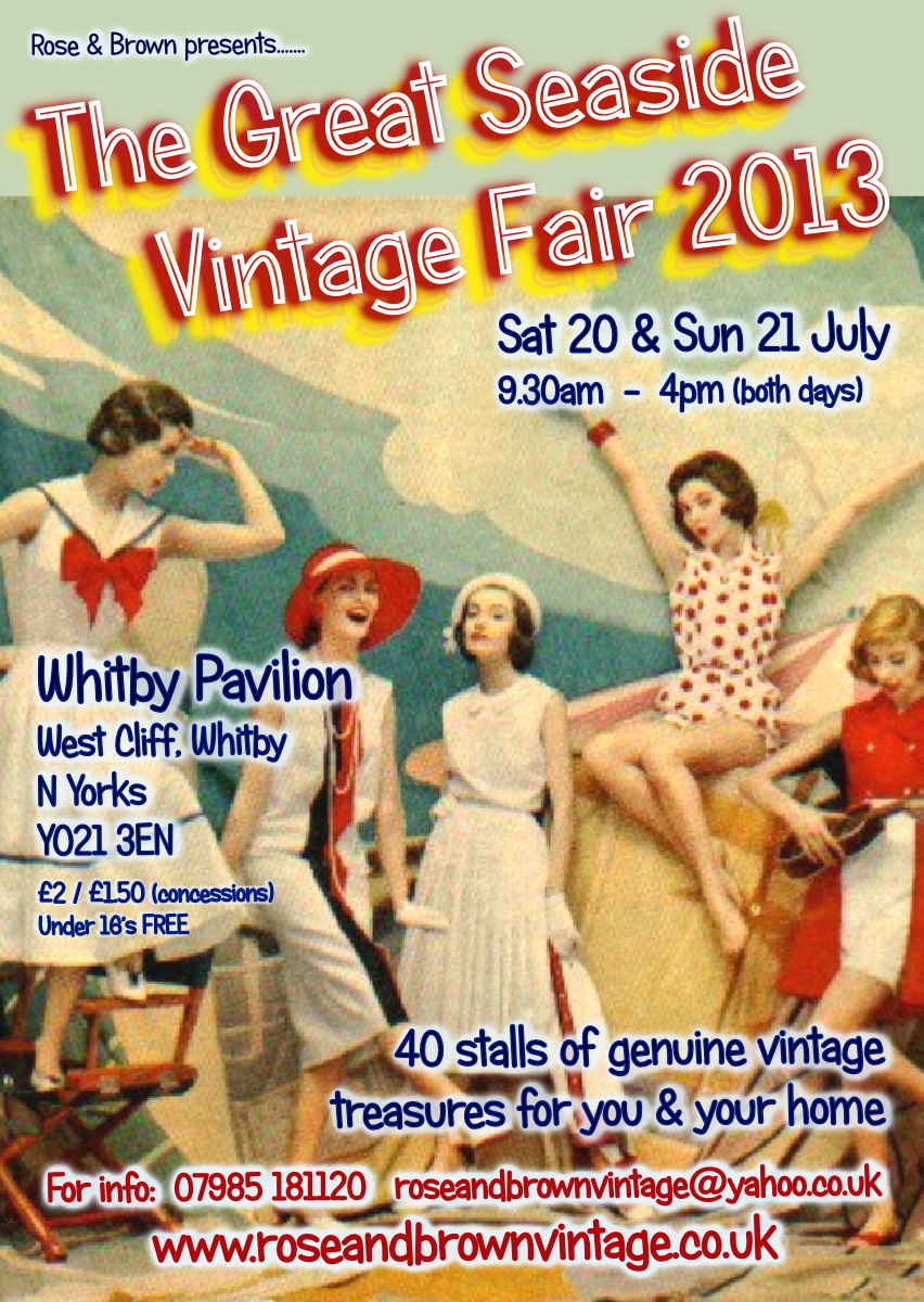 The Great Seaside Vintage Fair Whitby Events 2024 / 2025